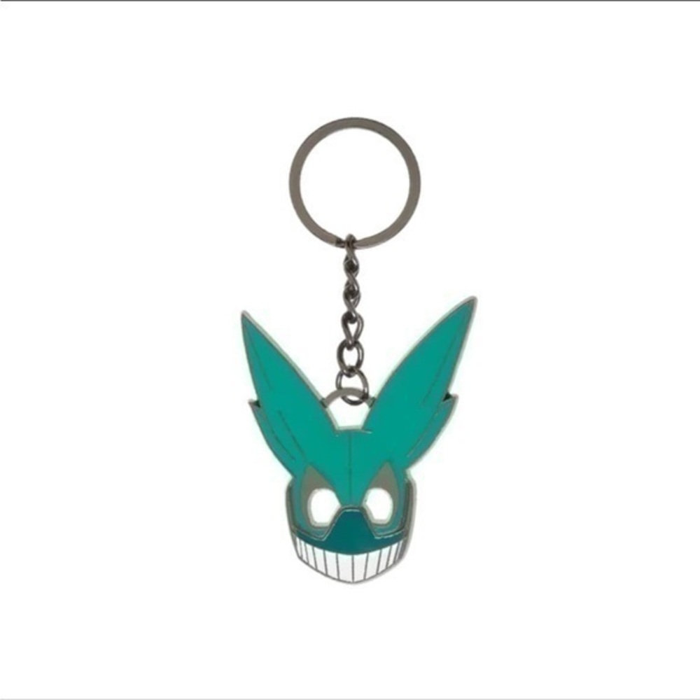 My Hero Academia : Deku Green Mask Enamel Keychain | NWT ✨